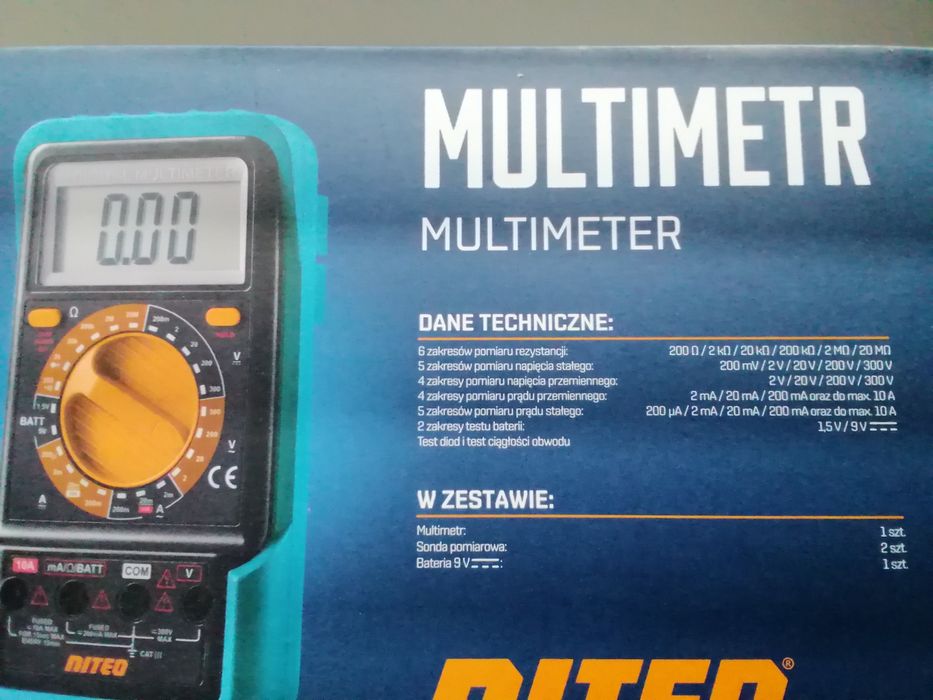 Multimetr Nowy nieużywany za 60%ceny