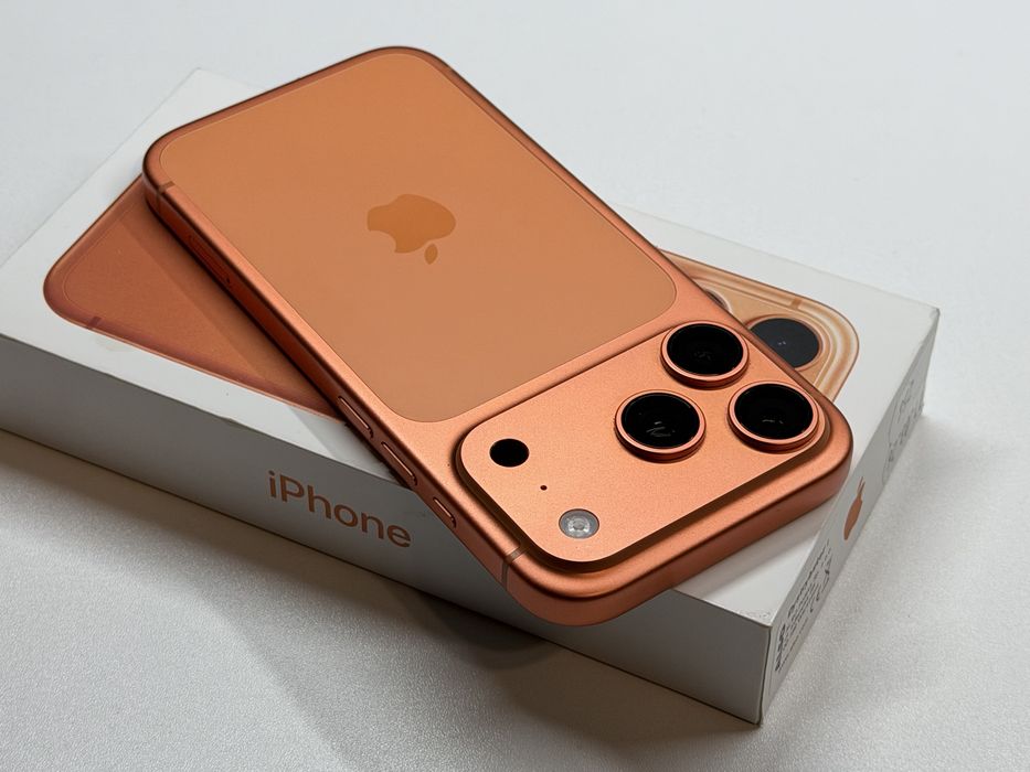 iPhone 17 Pro Max 256 GB Pomarańcz #BDB #Bateria 94% #Apple #Komplet # IDEALNY