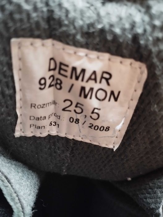 Buty wojskowe z membraną Vibram