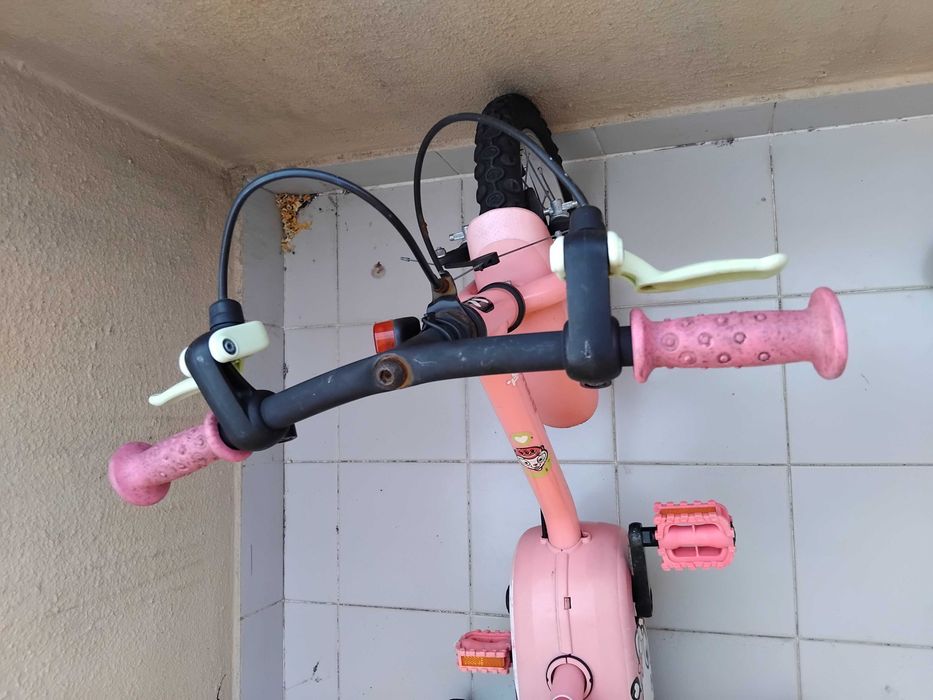 Bicicleta de criança 16 polegadas B'Twin (Rosa) –  bom estado