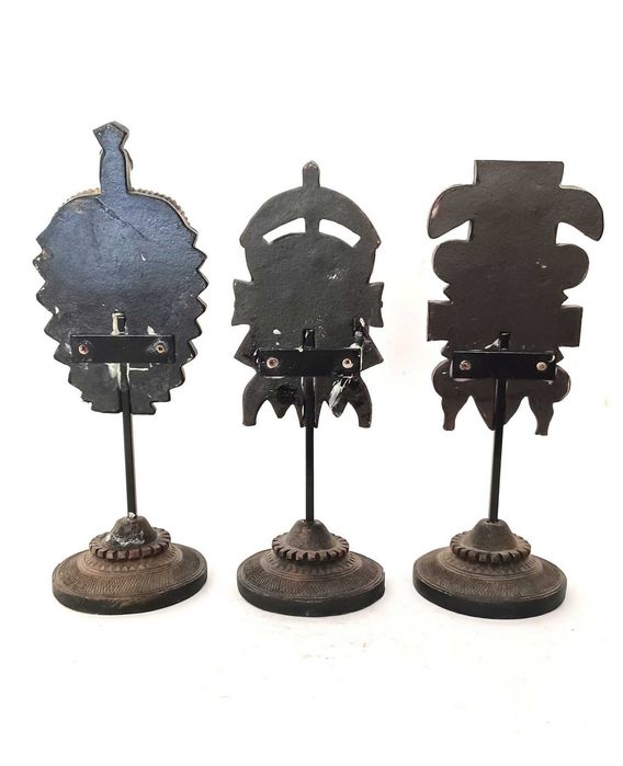 3 Máscaras decorativas 22 cm