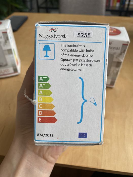 Novodworski eye spot lampka tuba biała