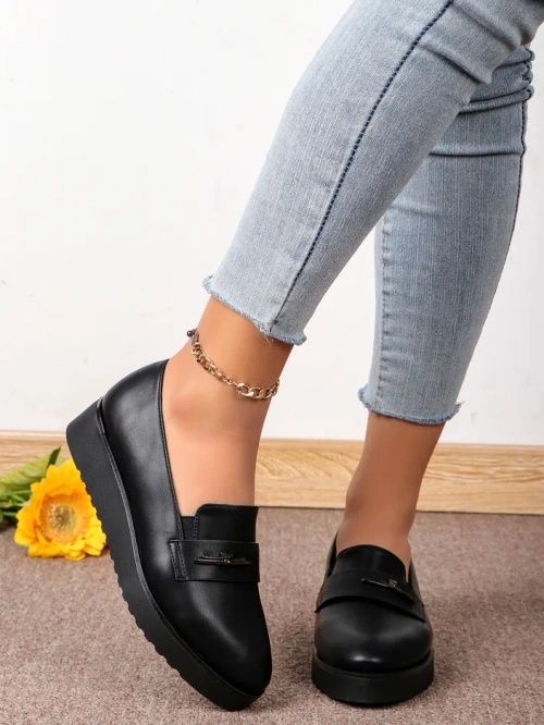 36 37 38 mokasyny 39 40 41 wsuwane na grubej podeszwie slip on ozdobą