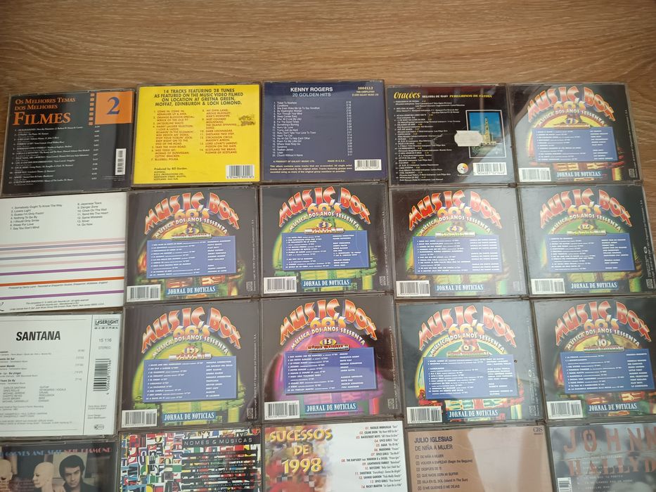 Lote 25 Cds, anos 60, pop rock, classic