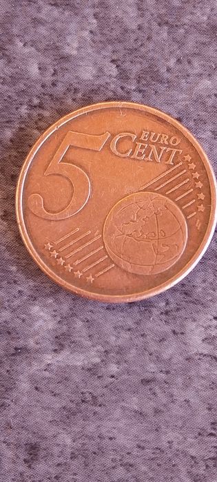 Moeda de 5 cêntimos muito procurada por colecionadores