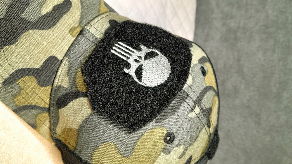 Baseball cap hat czapka z daszkiem  kamuflaż Punisher