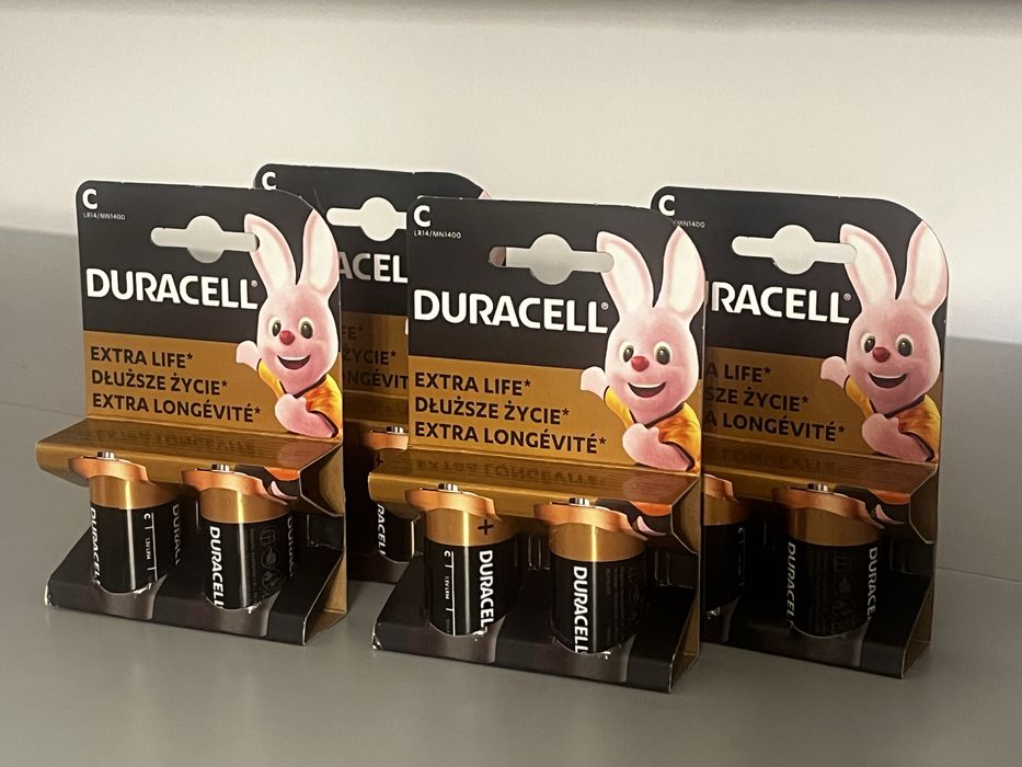 Baterie alkaliczne LR14 C R14 Duracell 8szt