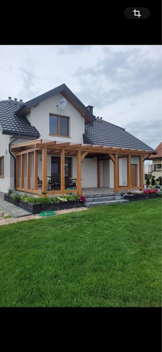 Zadaszenie tarasu wiata pergola ruchome deseczki taras altana