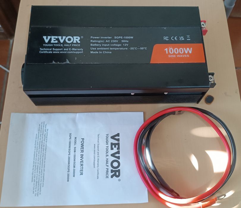 Inversor Onda Sinoidal Pura 1000W VEVOR
