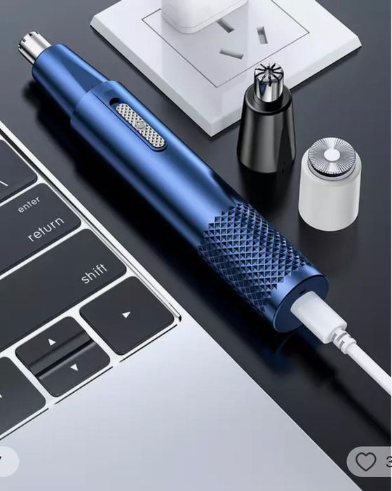 Aparador de cabelo elétrico para nariz, recarregável, multicinético,