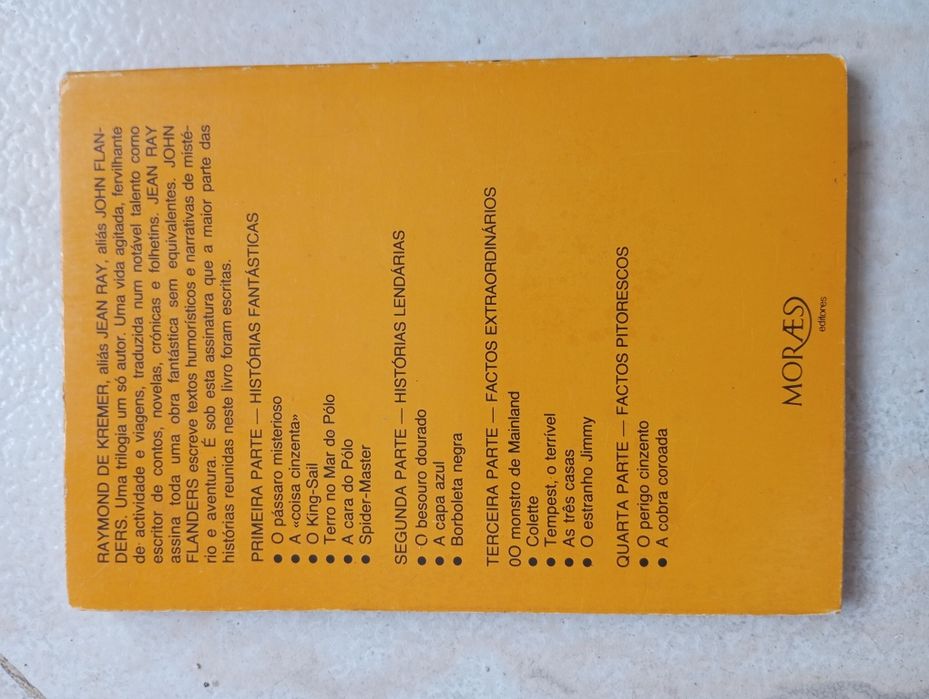 Bestiário Fantásticob de Jean Ray e Jonh Flandres 1 edição de 1978  ed