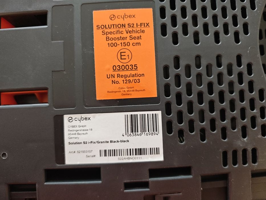 Fotelik Cybex Solution S2 i - Fix 15 - 50 kg.