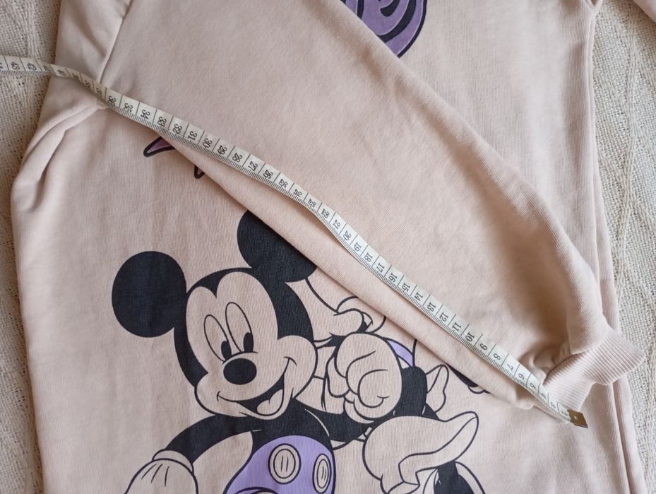 H&M 7-8l nowa dresowa sukienka DISNEY z myszką Miki