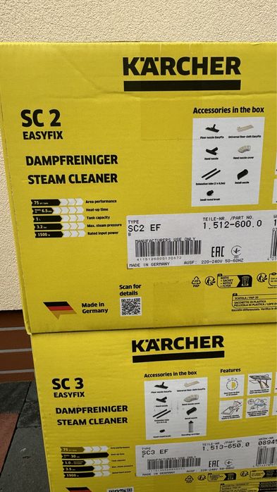 Модель 2026 Karcher sc2 easyfix sc3 пароочисник sc4 пароочиститель