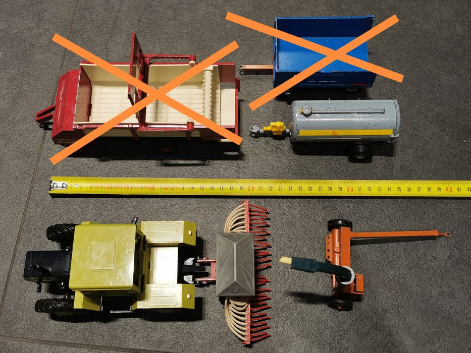 Maszyny rolnicze - zestaw Britains