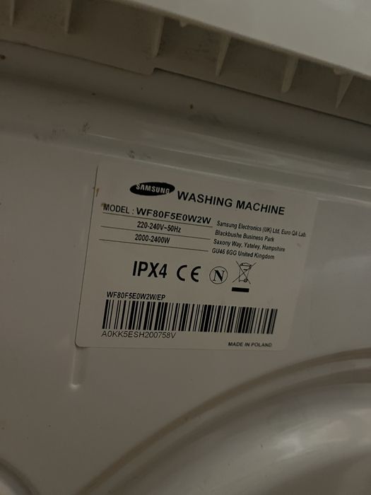 Maquina lavar roupa samsung 8kg