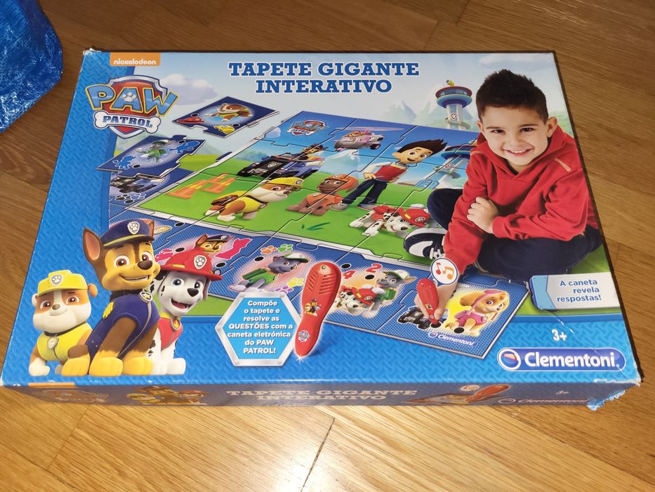 Tapete gigante puzzle patrulha pata