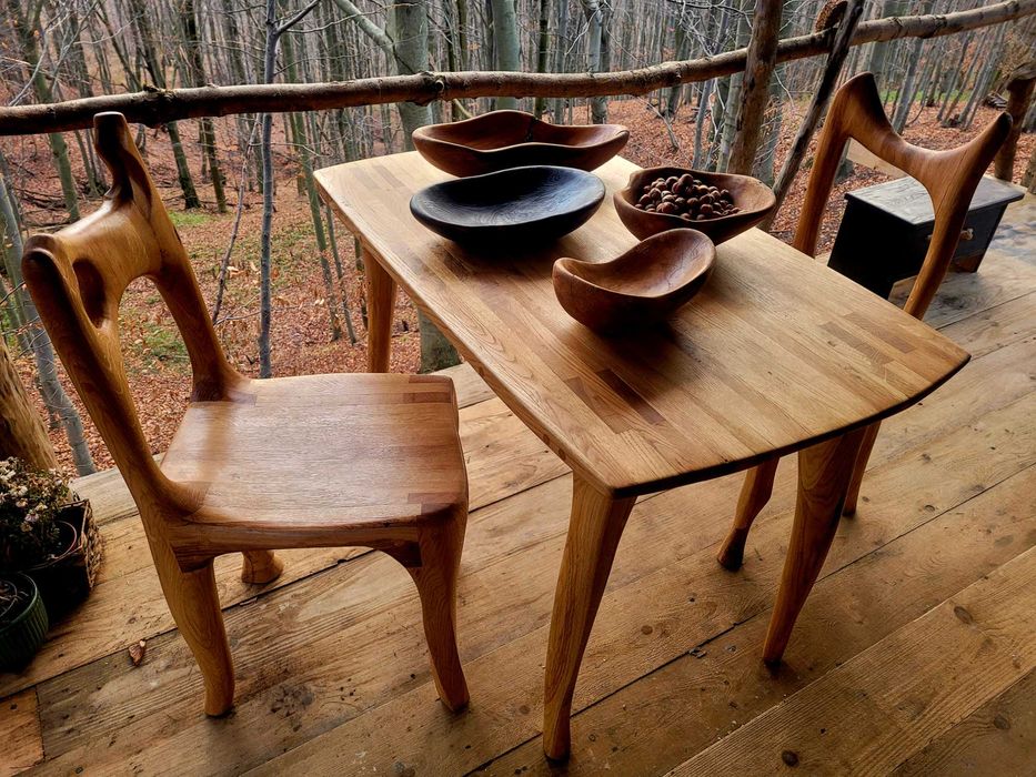 Artystyczne, unikatowe meble dębowe