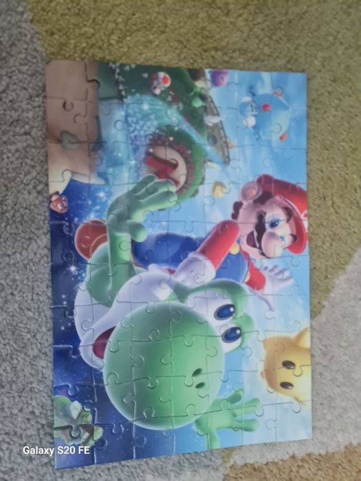 Mario puzzle x2 96el I 70 el unikat