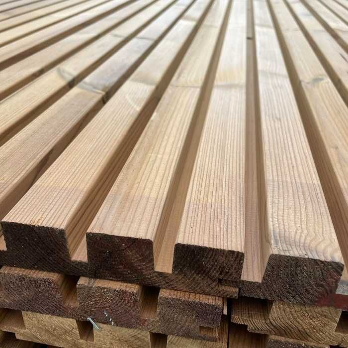 Deska elewacyjna Potrójny Romb z Thermo Sosny + TRANSPORT