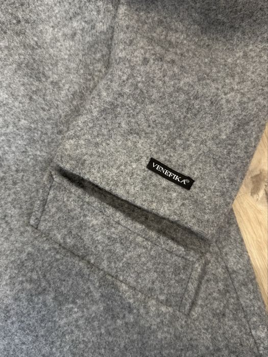 Пальто теплое 80% шерсть