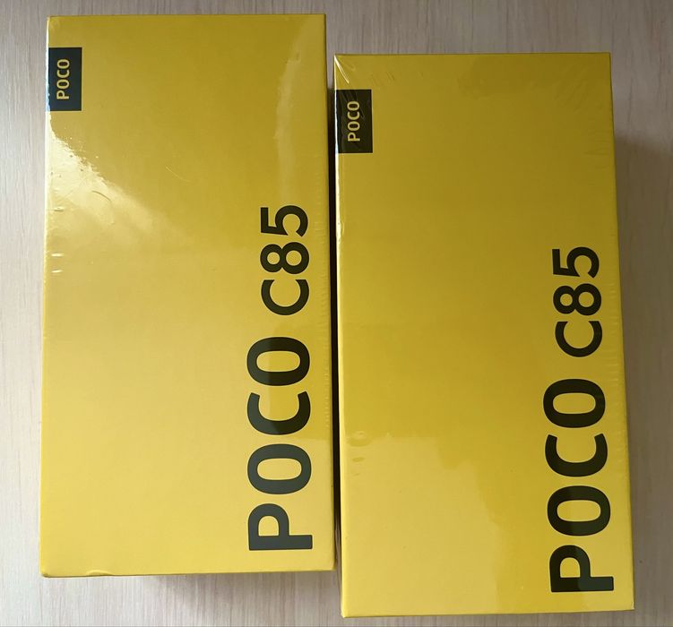 Смартфон Poco C85 6/128 NFC Black Global Original Новые