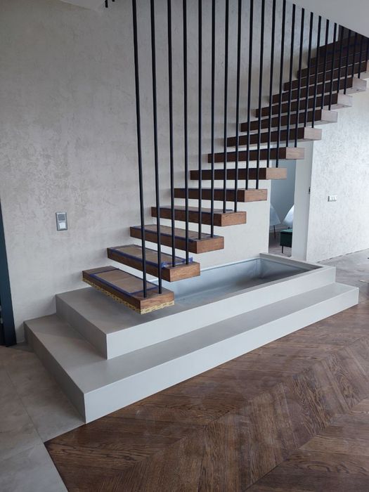 Eksluzywne wykonczenia z mikrocementu - podłogi, ściany, schody,