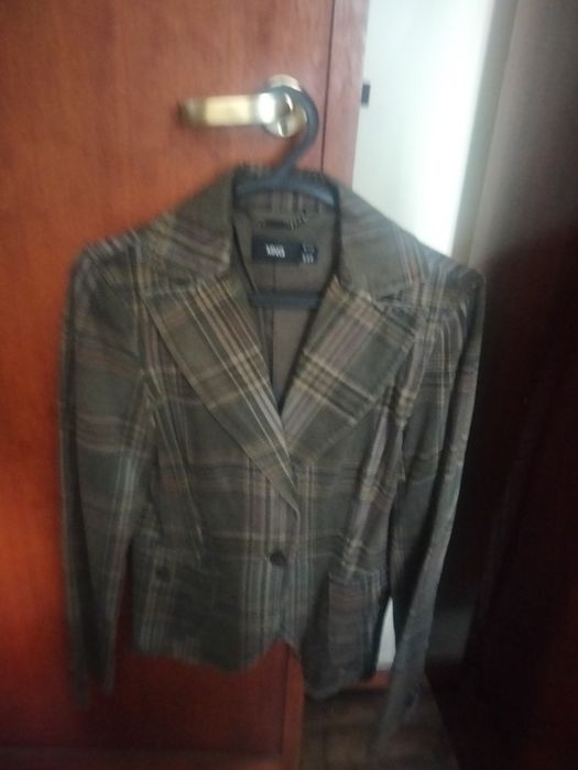 Casaco Xadrez da Mango