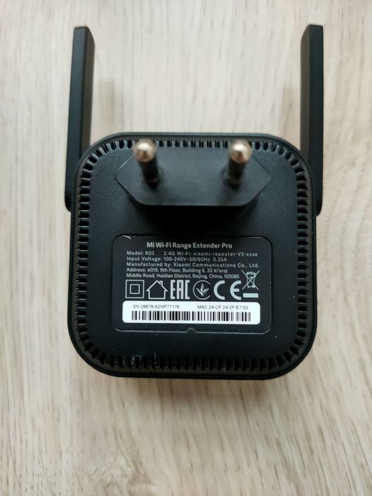 Ретранслятор Xiaomi Mi Wi-Fi Range Extender Pro