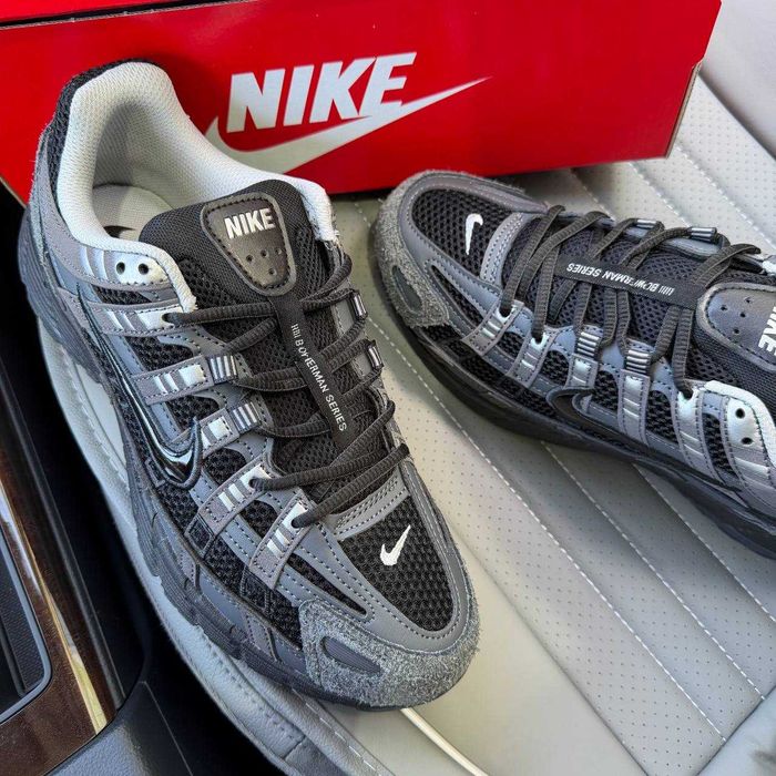 !WOW! Кросівки Nike P-6000 Black Grey White | найк пі6000