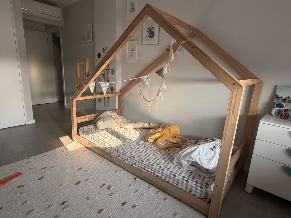 Cama casinha montessori + colchão Koala