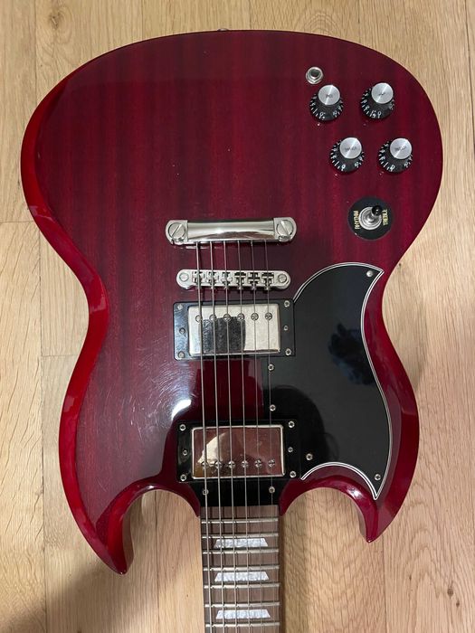 Leworęczne Gitary -- Epiphone SG // Shine 5 strun