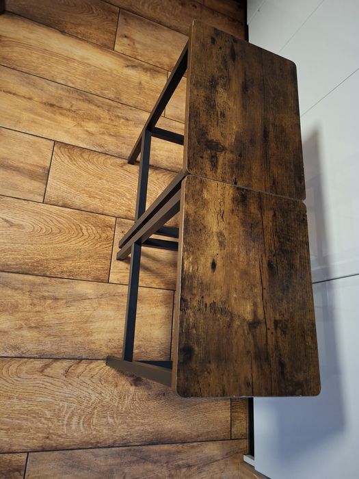 Hokery loft wysokie taborety barowe x 2