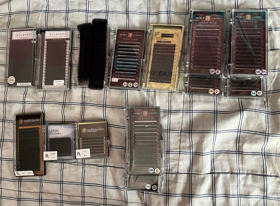 Zestaw do stylizacji rzes/rzesy i akcesoria