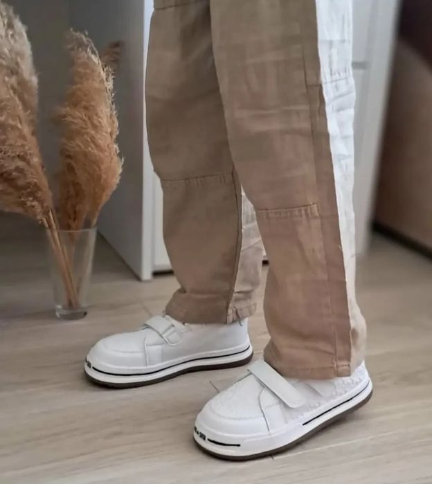 Кросівки кеди білі для хлопчика