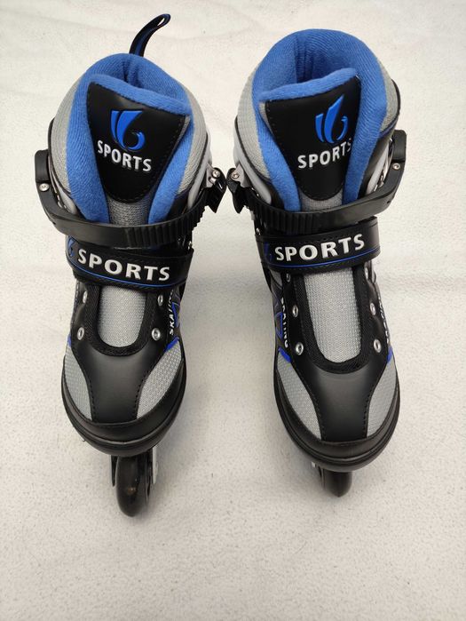 Patins em linha Sports - Patins ajustáveis com LED - Novos