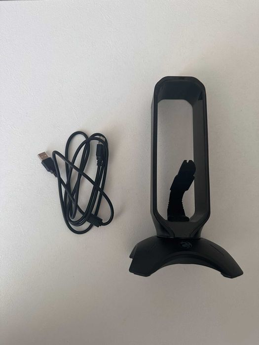 Підставка 3в1 для гарнітури 2E Gaming Headset Stand RGB USB Black