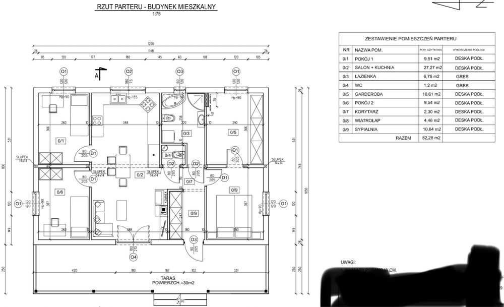Piękny Biały Dom 96m2
