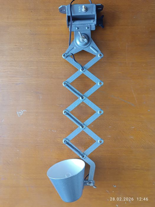 Лампа Светильник Винтаж Лофт Гармошка СССР 1960г.в