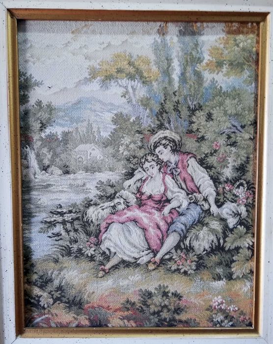 Quadro / Tapeçaria tipo Gobelin