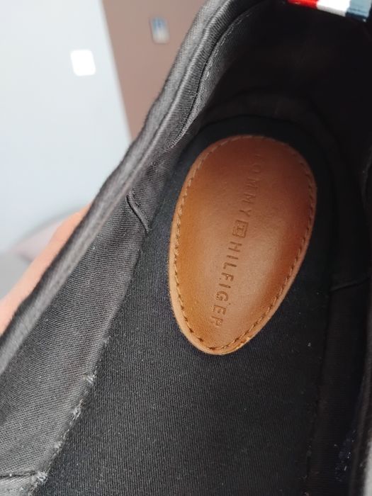 39 Tommy hilfiger espadryle tenisówki trampki buty czarne