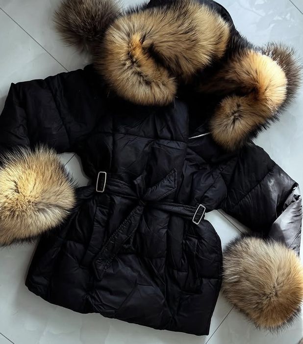 Płaszczyki futerko mankiety pompony HIT nowe