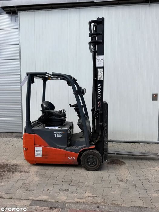 Toyota Wyprzedaż rocznika 50 wózków elektrycznych 1-3.0 tony w cenie 25 tys NETTO. Modele 8FBE15T 8FBE18T 8FBMT25 8FBMT30  WYPRZEDAŻ Wózek elektryczny Toyota 1.5t 1.8t 2.5t 3.0t