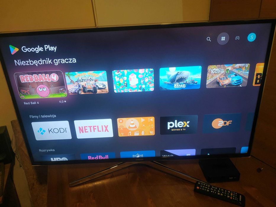 Smart box Tv Android WIFI Netflix YouTube Dvbt2 Hevc 2w1 Unikat.