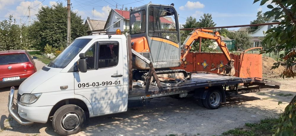 Миниэкскаватор, траншеекопатель, эвакуатор