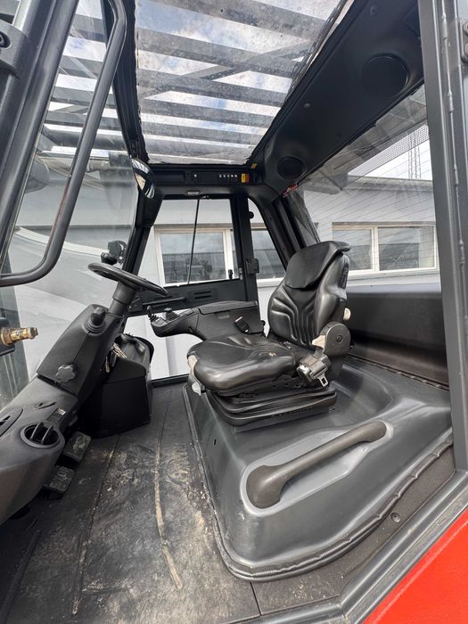 Wózek widłowy Linde H60D-02, 6 ton udźwigu.