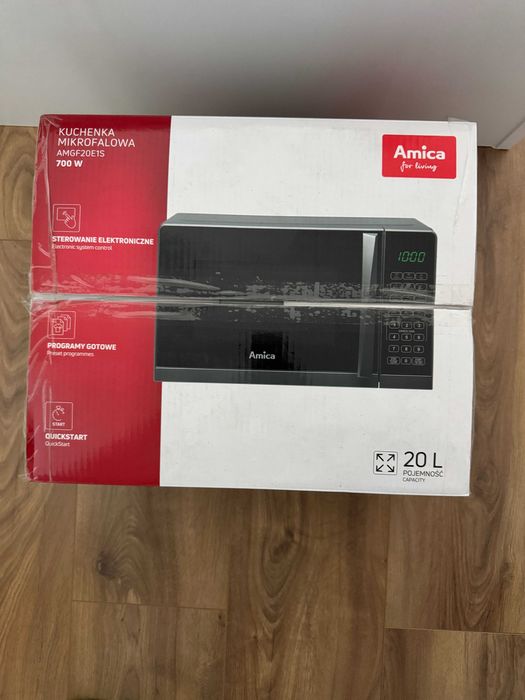 Kuchenka mikrofalowa AMICA AMGF20E1S 700W QuickStart Łódź!