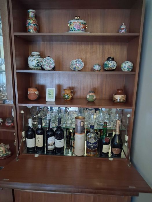 Movel de sala com garrafeira