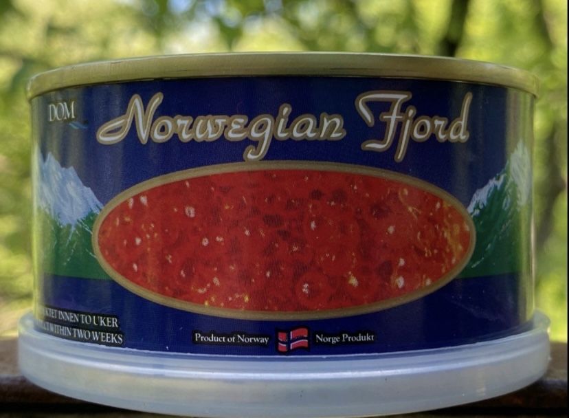 Червона ікра  чорна ікра Икра лососевая акция 140 грамм. Червона ікра