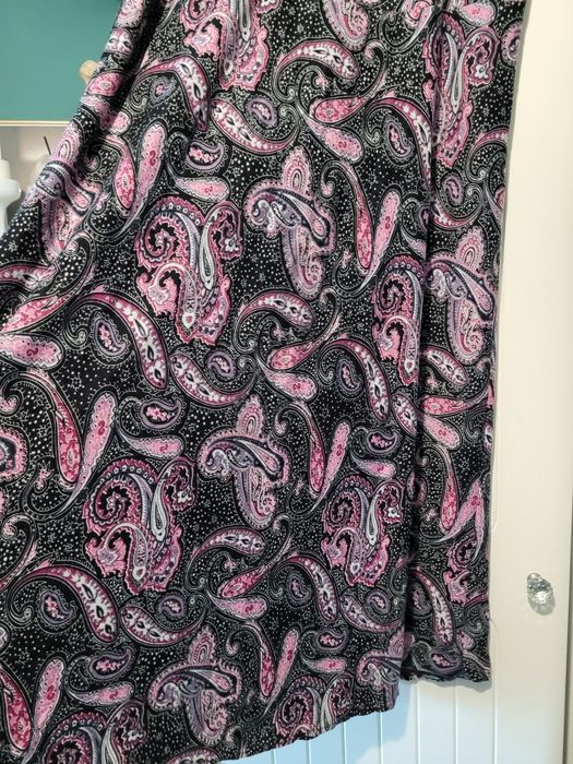 Długa spódnica L/XL maxi wzory paisley
